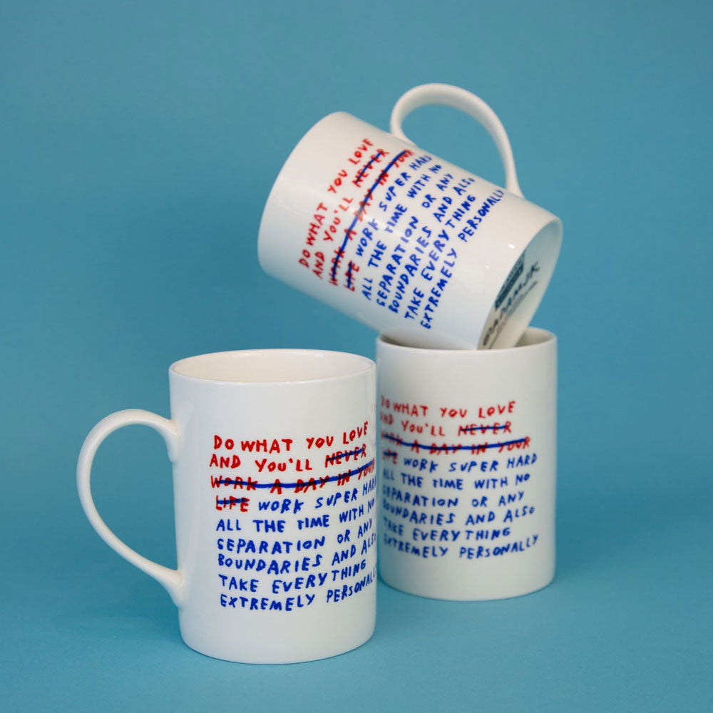 work/life balance mug