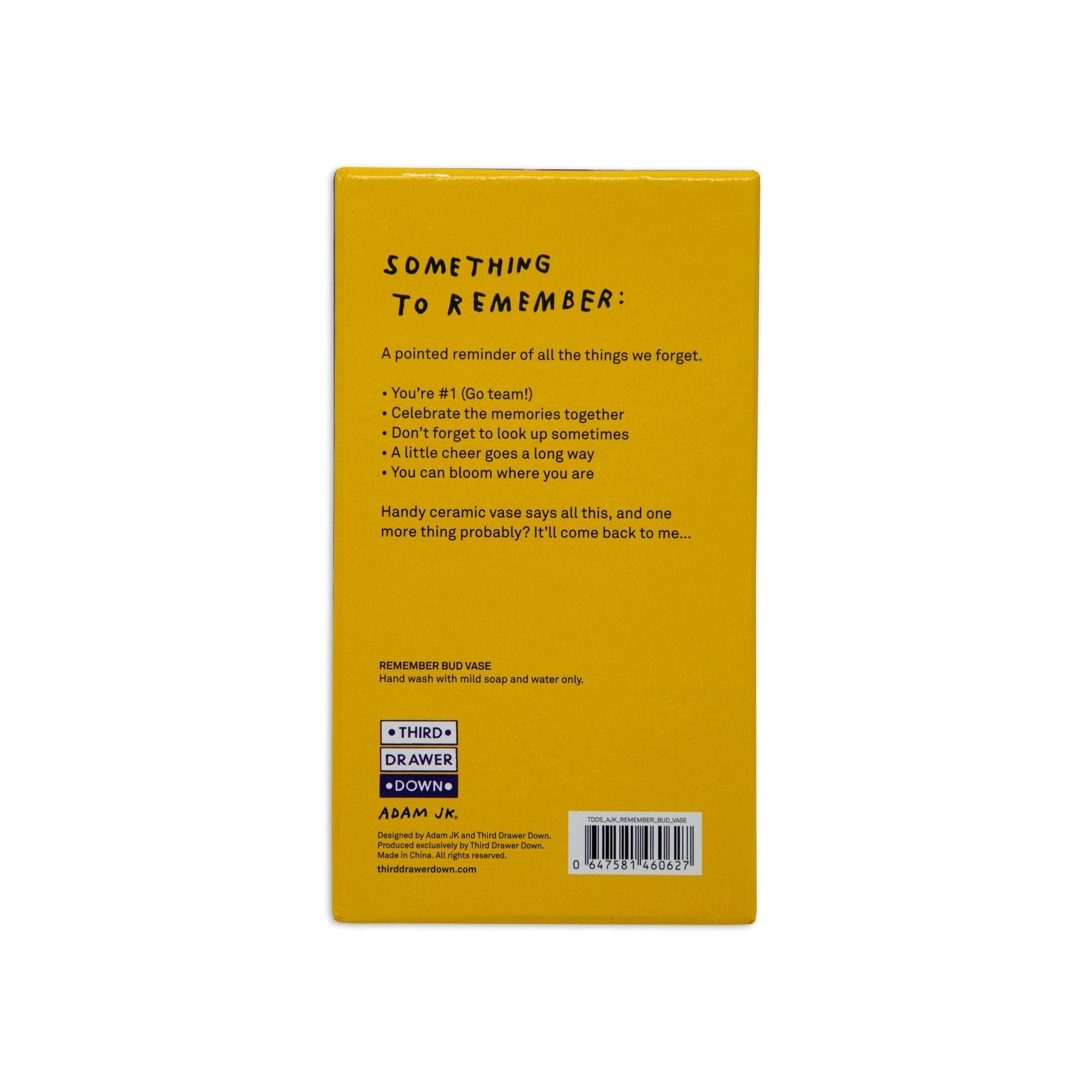 Reminder Bud Vase – Adam JK