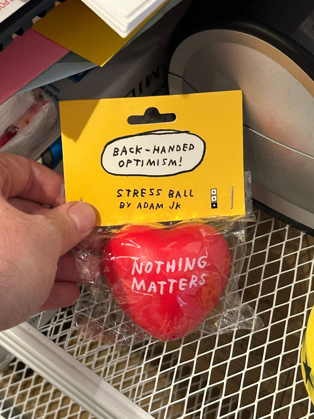 Nothing Matters Stress Toy – Adam JK