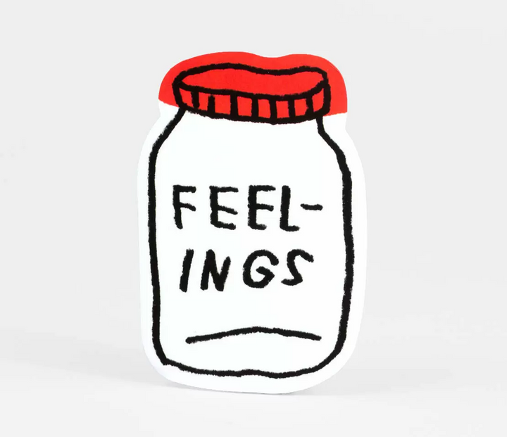 Feelings jar sticker by Adam JK