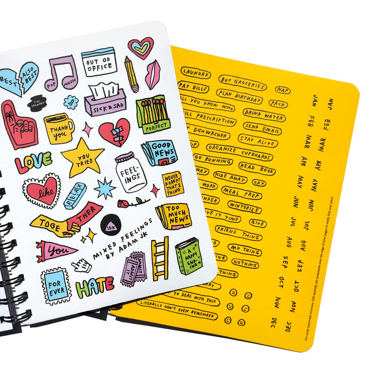 Unsolicited Advice planner sticker sheets by Adam JK